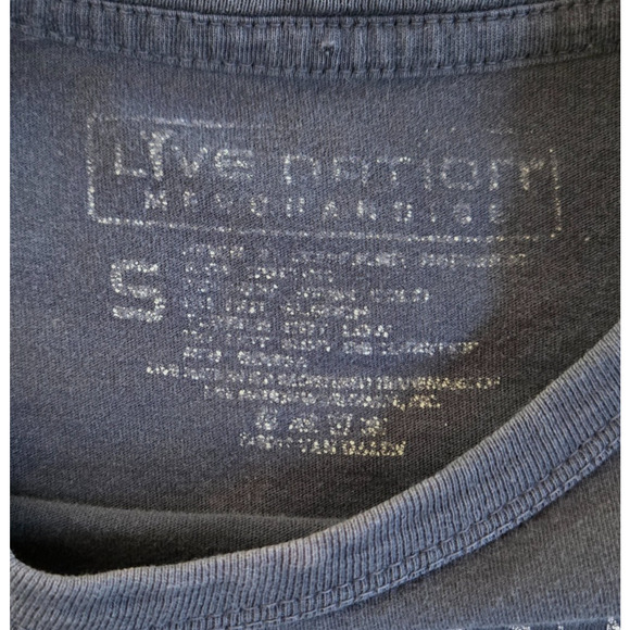 Vintage 90s Van Halen T Shirt Womens Small Cropped Gray Grunge Rock Tee Raw Hem - Picture 3 of 5